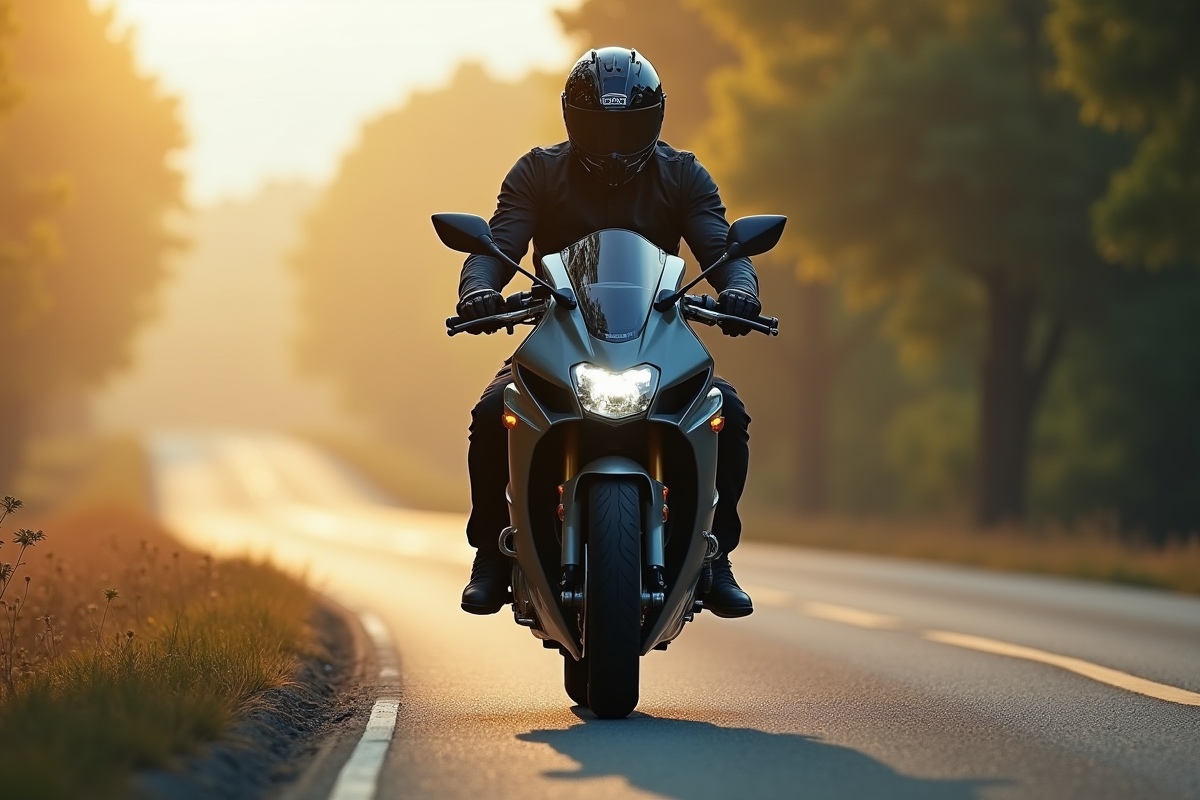 moto arrêt
